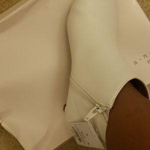 White booties. Size 8.5 Host Pick!!